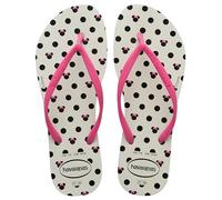 Havaianas Slim Disney (Mini Me), Infradito Bambine e Ragazze, Bianco Rosa Flux, 31/32 EU