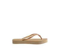 Havaianas Slim Flatform, Infradito Donna, Golden, 41/42 EU