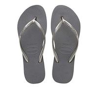 Havaianas Slim Flatform, Infradito Donna, Grigio (Grigio Acciaio), 33/34 EU