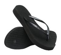 HAVAIANAS SLIM FLATFORM Infradito donna Nero 37-38