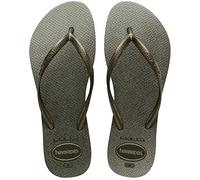 Havaianas Slim Gloss, Infradito Donna, Verde, 33/34 EU