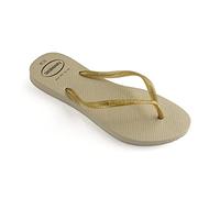 Havaianas Slim Gloss, Infradito Donna, Beige (Sand Grey), 41/42 EU