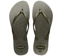 Havaianas Slim Gloss, Infradito Donna, Verde, 33/34 EU