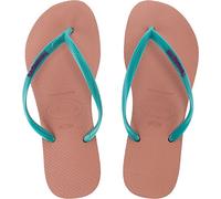 Havaianas Slim Logo, Infradito Donna, Light Pink, 35/36 EU