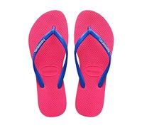Havaianas Slim Logo, Infradito Donna, Pink Electric, 33/34 EU