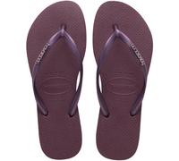Havaianas Slim Logo Metallic - infradito - donna 41/42 STD Bordeaux woman