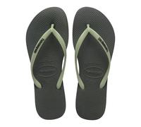 Havaianas - Slim Logo Pop Up, Infradito da Donna con Logo a Contrasto, Silhouette Slim Confortevole e Suola Antiscivolo