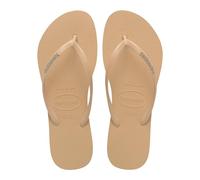 Havaianas - Slim Logo Pop Up, Infradito da Donna con Logo a Contrasto, Silhouette Slim Confortevole e Suola Antiscivolo