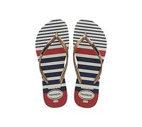 Havaianas Slim Nautical, Infradito Donna, Oro, 33/34 EU