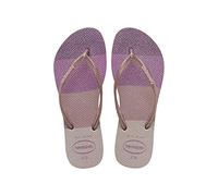 Havaianas Slim Palette Glow, Infradito Bambina, Rosa (Candy Pink), 23/24 EU