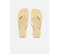 Havaianas - Women's Slim Square Logo Metallic - Sandali Brazil 37/38 | EU 39|40 beige