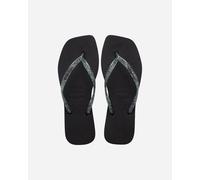 Havaianas Slim Square Logo Metallic W - Infradito - Donna - Nero 41-42