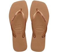 Havaianas Tong Slim Square Logo Metallico, Rosa, 41/42 EU ORO 4142