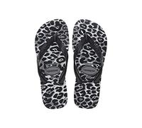 Havaianas Top Animals Steel Grey Black MOD. 4132920. Steel Grey Black 35/36