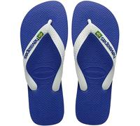 Havaianas Top Brasil Logo, Infradito Unisex - Adulto, Marine Blue, 41/42 EU