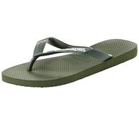Havaianas Top Brasil Logo, Infradito Unisex Adulto, Verde oliva, 35/36 EU