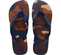 Havaianas Top Camu, Infradito Uomo, Dark Brown, 37/38 EU