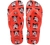 Havaianas Top Disney, Infradito Unisex - Adulto, Red Crush, 33/34 EU