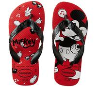 Havaianas Top Disney, Infradito Unisex - Bambini e ragazzi, Rosso Rubino Nero, 19 EU