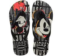 Havaianas Top Disney Unisex - Adulto FlipFlop White/Black/Black 33 EU