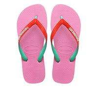 Havaianas - Top Mix, Infradito Comode, Resistenti E Leggere, Cinturini Bicolore Con Bandiera Brasiliana, Suola Antiscivolo, Unisex Adulti
