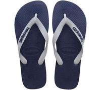 Havaianas - Top Logo Pop Up, Infradito Comode, Eleganti E Versatili, Basate Sul Modello Top, Strisce Con Logo Appariscente, Suola Antiscivolo, Unisex Adulti, Navy Gray Ice, 45/46 EU