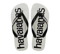 Havaianas - Top Logomania 2, Infradito Unisex da Adulto con Logo Maxi a Contrasto, Comode e Resistenti, Suola Antiscivolo