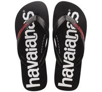 Havaianas Top Logomania 2, Infradito, Unisex - Adulto, Rosso Rosso Rubino, 33/34 EU