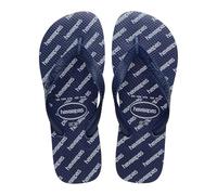 Havaianas - Top Logomania Essentials, Infradito Comode, Resistenti E Leggere Con Dettagli Della Suola Con Logo, Unisex Adulti, Navy Blue, 43/44 EU