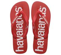 Havaianas Top Logomania, Infradito Unisex - Bambini e ragazzi, Ruby Red 2090, 33/34 EU