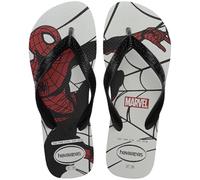 Havaianas Top Marvel Logomania, bianco-nero, 10-11