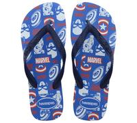 Havaianas Top Marvel Logomania, Infradito Unisex - Adulto, Blue Star, 33/34 EU