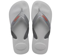 Havaianas Uomo Hav. Top Max Comfort Tongues, Grigio Acciaio, 8.5/9 UK