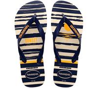 Havaianas Top Nautico Flip-Flop Uomo, Beige Navy, 4.5/5 UK