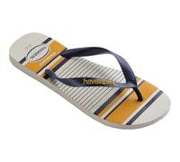 Havaianas Top Nautical, Infradito Uomo, White Navy Blue Mustard, 37/38 EU