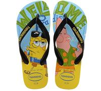Havaianas Top Spongebob, Infradito Unisex - Adulto, White/Black, 33/34 EU