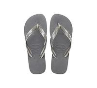 Havaianas Top Tiras (Mini Me), Infradito Bambine e ragazze, Steel Grey, 23/24 EU