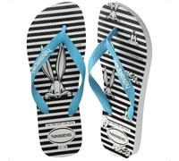 Havaianas Top Warner Logomania Bianco/Blu, 5.5/6