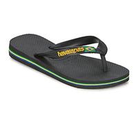Infradito Havaianas Brasil Logo nero bianco - 23-24