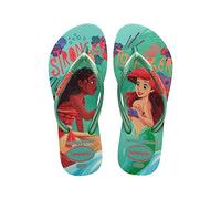 Havaianas Unisex Kid's Slim Princess Flip Flops, Citronella, 8C
