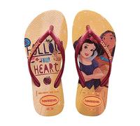 Havaianas Unisex Kid's Slim Princess Flip Flops, dorato, 28 EU