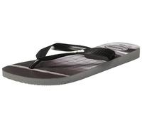 Havaianas Unisex Mens Boys Hype Flat Flip Flops - Steel Grey UK 6/7 - Reggiseno 39/40 Grigio Acciaio