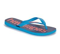 Havaianas Unisex's Top Logomania 2 Flip-Flop, Turchese, 4.5/5 UK