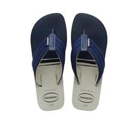 Havaianas Urban Print Uomo FlipFlop White Blue Indigo 45 EU