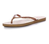 Infradito Havaianas Slim Logo Metallic marrone metallico donna - 39-40