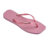 Havaianas - Women's Slim Square Logo Metallic - Sandali Brazil 35/36 | EU 37|38 fuchsia