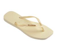 Havaianas - Women's Slim Square Logo Metallic - Sandali Brazil 37/38 | EU 39|40 beige