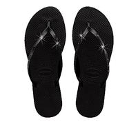 Havaianas You Glitter, Flip Flop Women, Nero, 33/34 EU