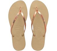 Havaianas - You Metallic, Sandali Comodi, Eleganti E Versatili, Cinturini Sottili Con Finitura Metallizzata, Tacco Piccolo, Donna