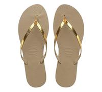 Havaianas - You Metallic, Sandali Comodi, Eleganti E Versatili, Cinturini Sottili Con Finitura Metallizzata, Tacco Piccolo, Donna